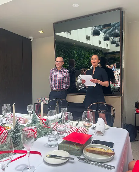 team Christmas lunch