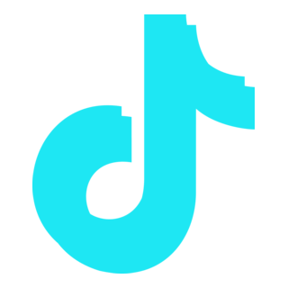 Blue Tik Tok Logo Icon