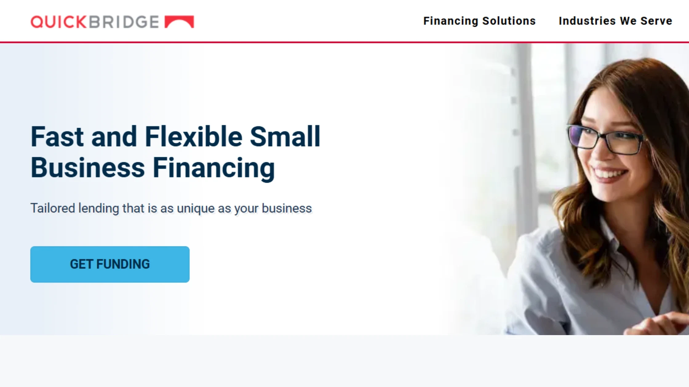 Homepage of Quick Bridge.