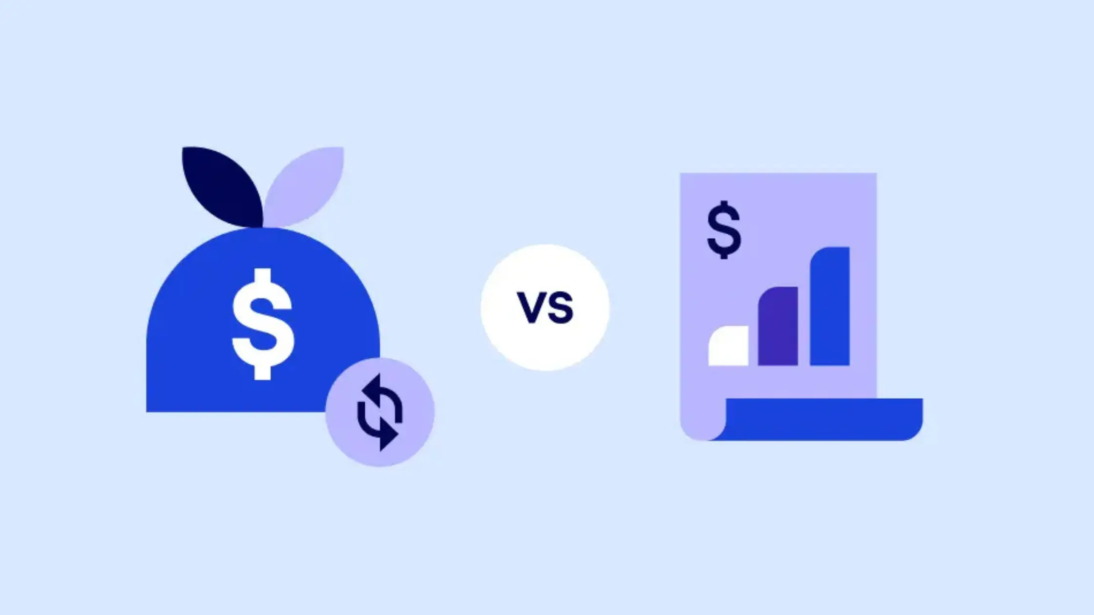 Two icons illustrating the Difference Between Term Loans and Lines of Credit.