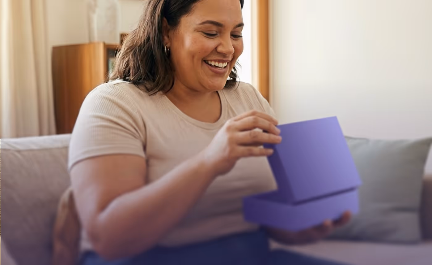 Smartphone mit ViaSlim App und individueller Therapieübersicht