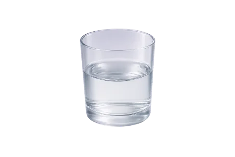 Glas Wasser