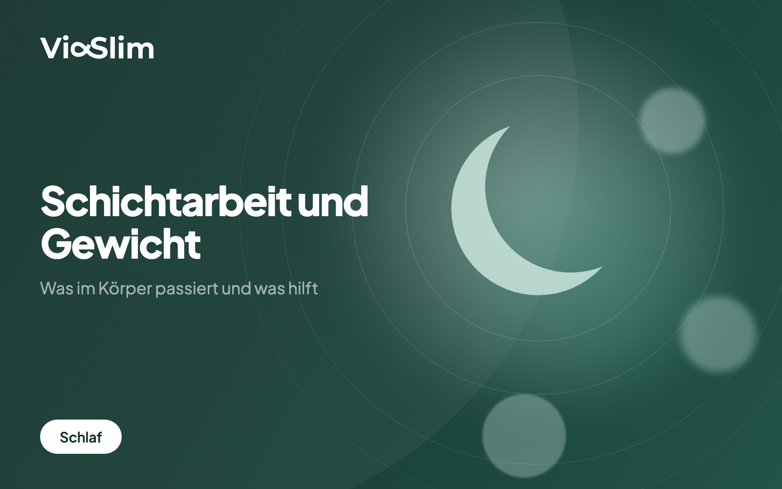 Schichtarbeit und Gewicht: Was im Körper passiert und was hilft — Beitragsbild von ViaSlim