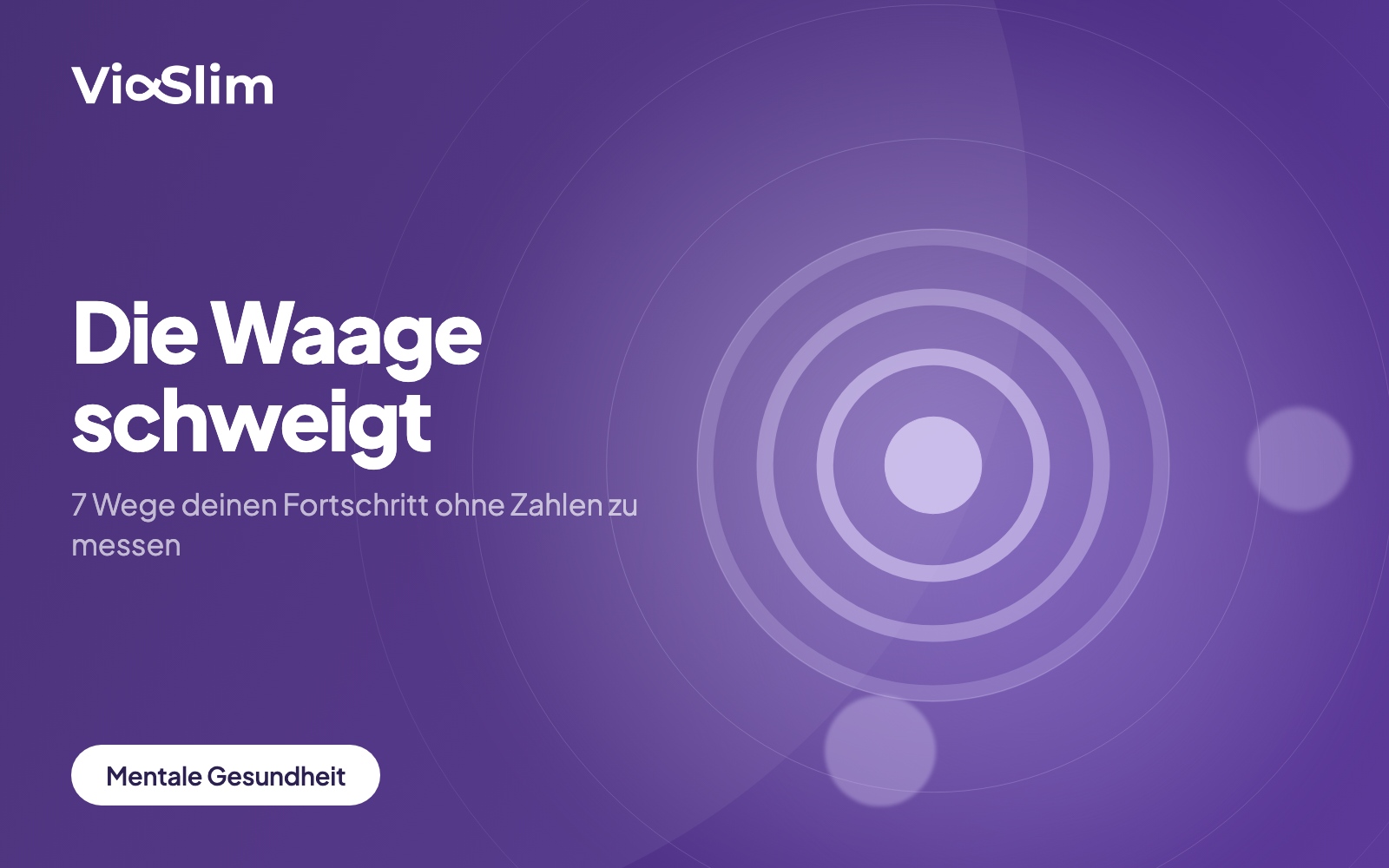 Die Waage schweigt: 7 Wege deinen Fortschritt ohne Zahlen zu messen — Beitragsbild von ViaSlim