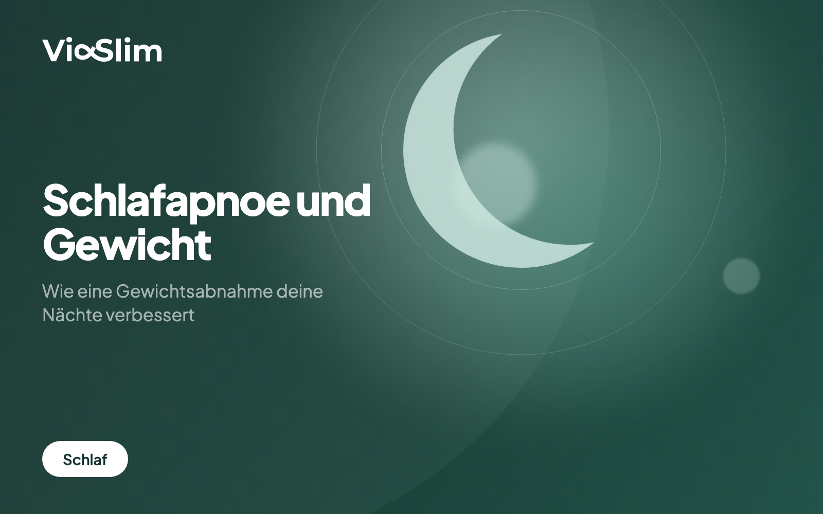 Schlafapnoe und Gewicht: Wie eine Gewichtsabnahme deine Nächte verbessert — Beitragsbild von ViaSlim