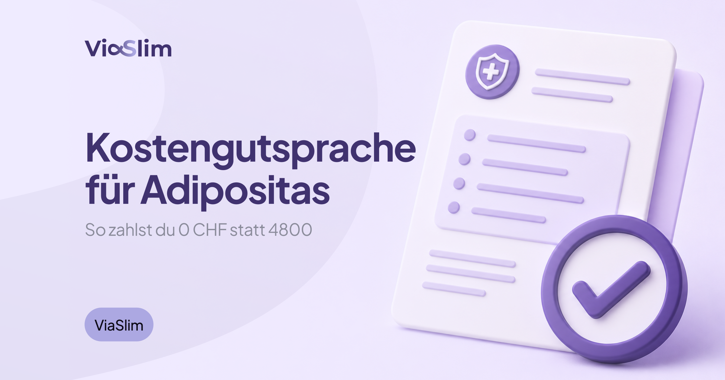 Kostengutsprache für Adipositas: BMI-Kriterien und Ablauf in der Schweiz — Beitragsbild von ViaSlim
