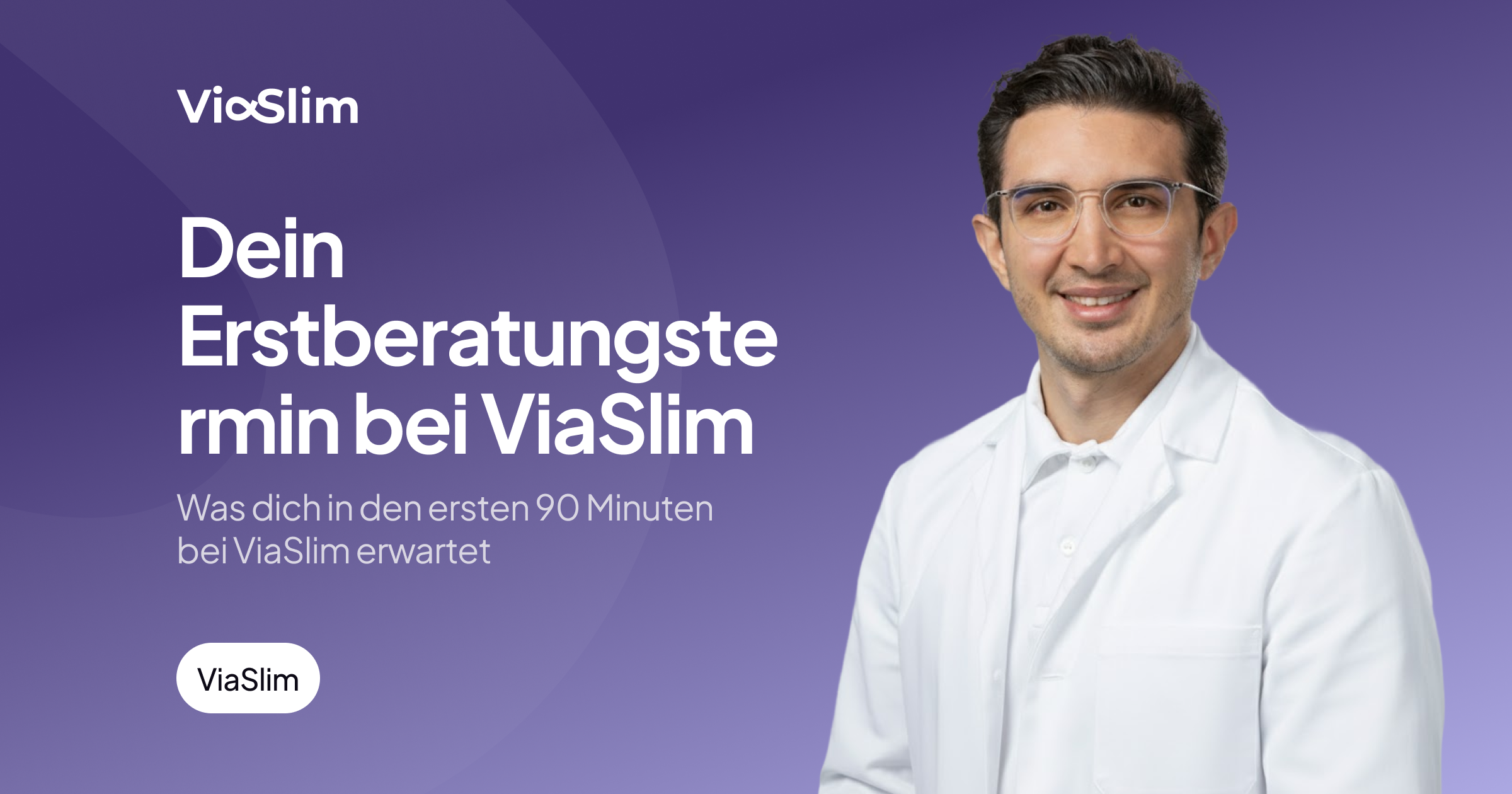 Das ärztliche Erstgespräch bei ViaSlim: Anamnese, Messungen und Abklärung — Beitragsbild von ViaSlim