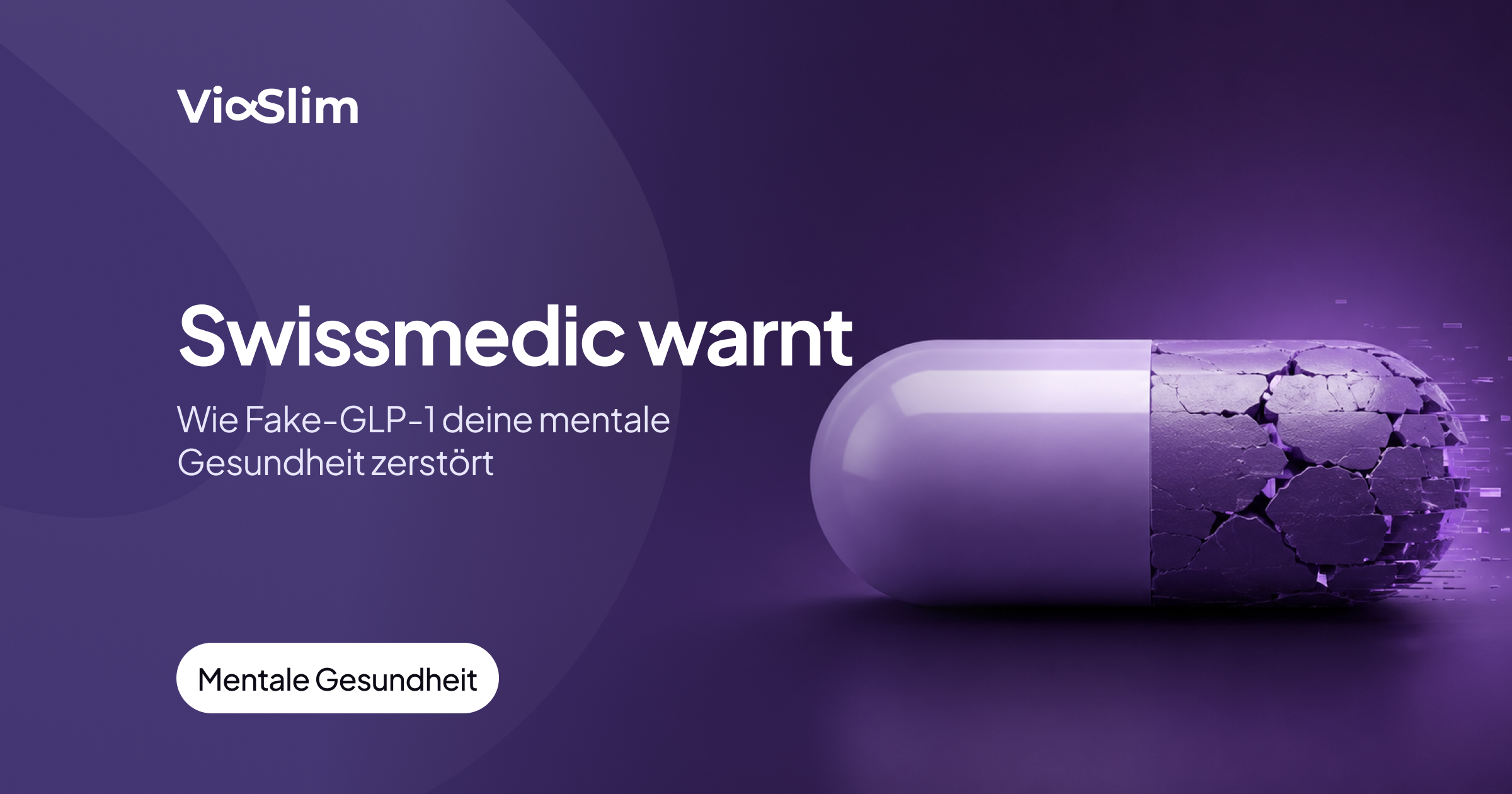 Gefälschte Abnehmmedikamente: Warum der Schaden auch psychisch ist — Beitragsbild von ViaSlim