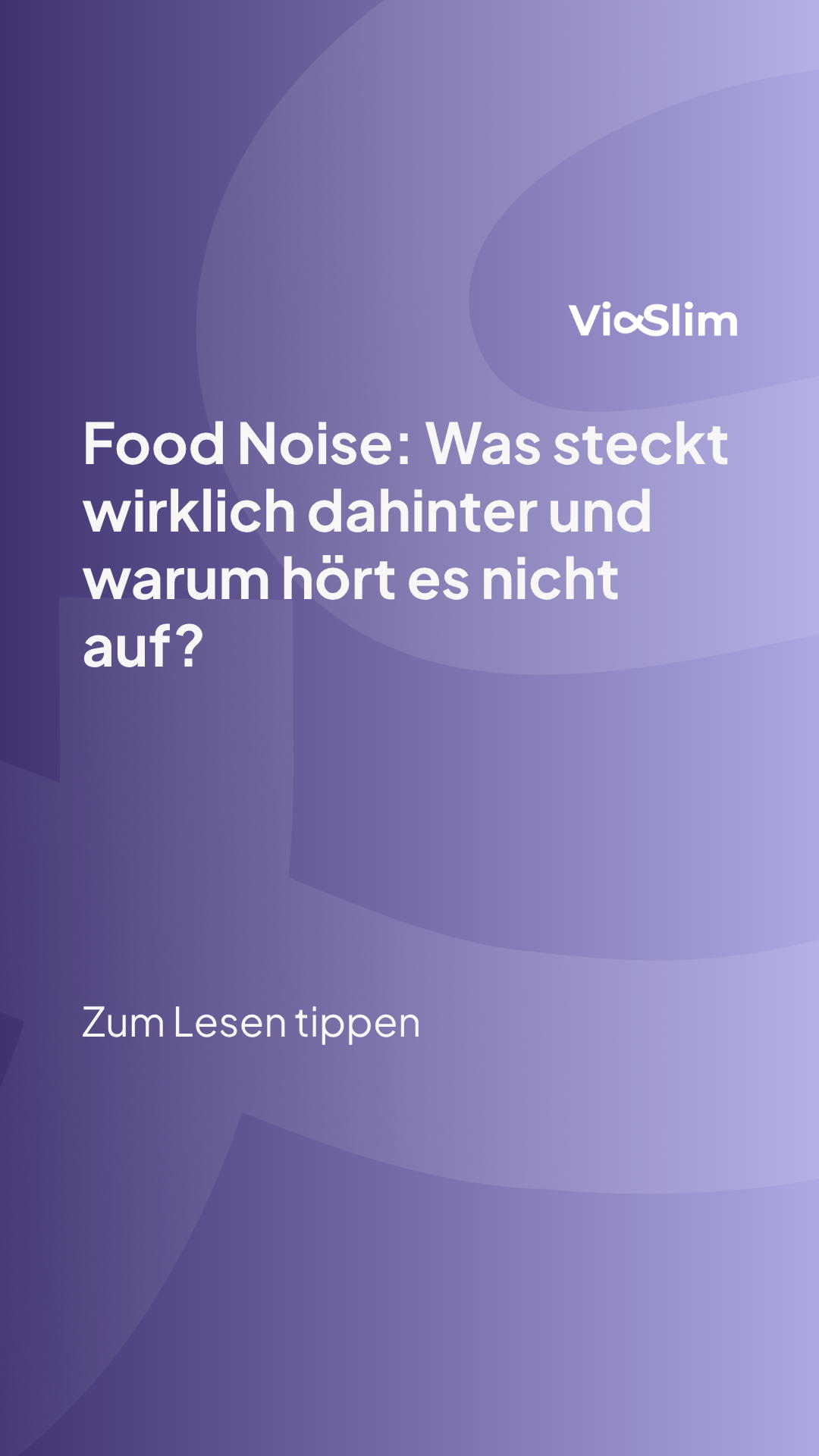 Food Noise: Was steckt wirklich dahinter und warum hört es nicht auf? — Beitragsbild von ViaSlim