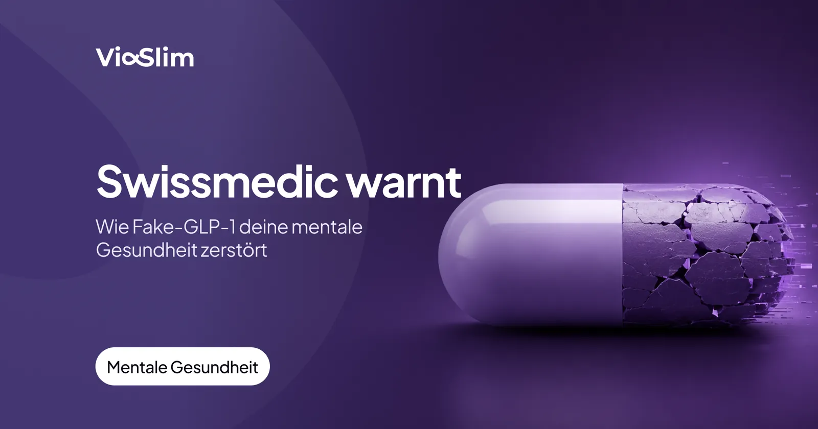Gefälschte Abnehmmedikamente: Warum der Schaden auch psychisch ist — Beitragsbild von ViaSlim