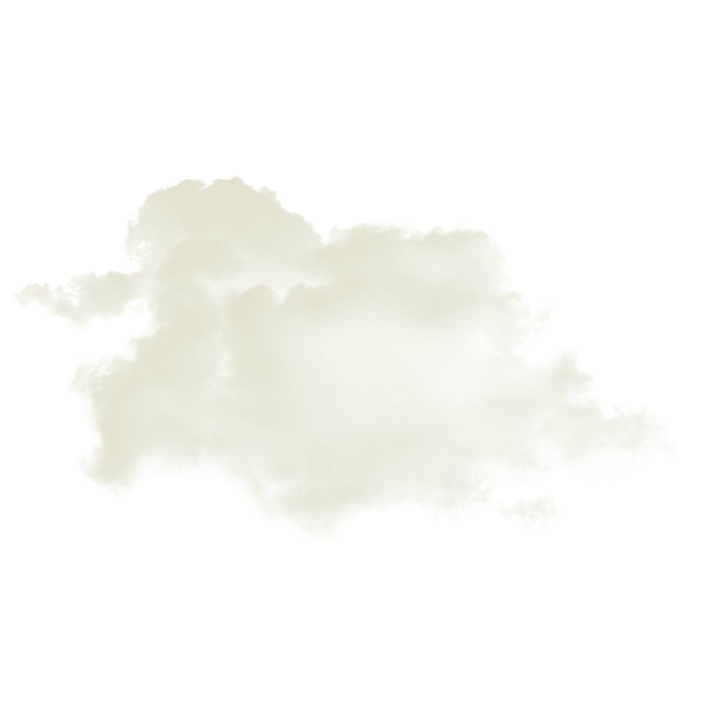 Outline map silhouette of Kyrgyzstan in light beige color on a transparent background.