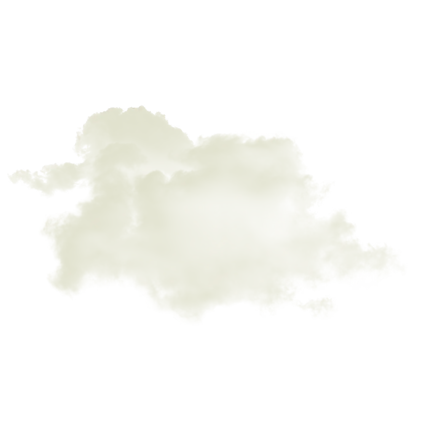 Outline map silhouette of Kyrgyzstan in light beige color on a transparent background.
