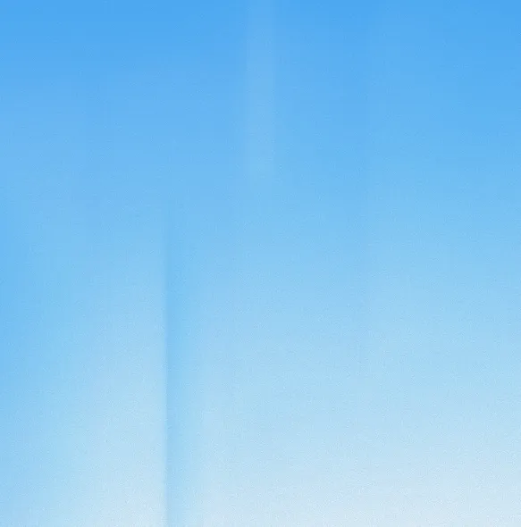 Gradient blue background with vertical soft light streaks.