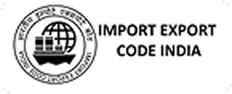Logo of Import Export Code India featuring a ship and globe inside a circular seal.