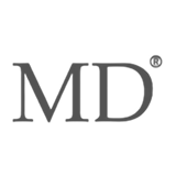 MD trademark logo in black text.