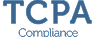 TCPA Compliance text logo with blue letters.