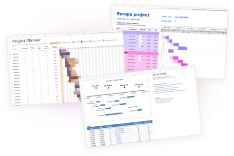 Maintain one project plan in Excel without creating separate reporting versions