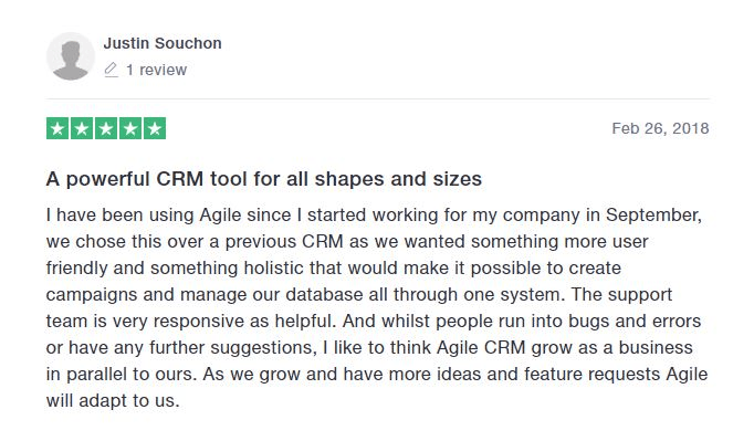 Agile CRM review
