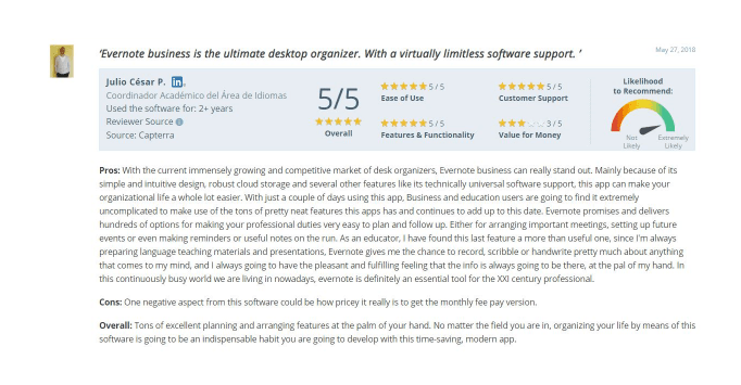 Evernote Business review