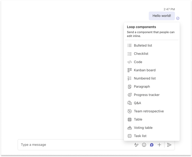 teams add loop