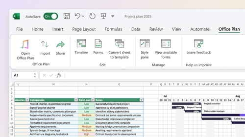 How to build a project tracker in Excel that actually works