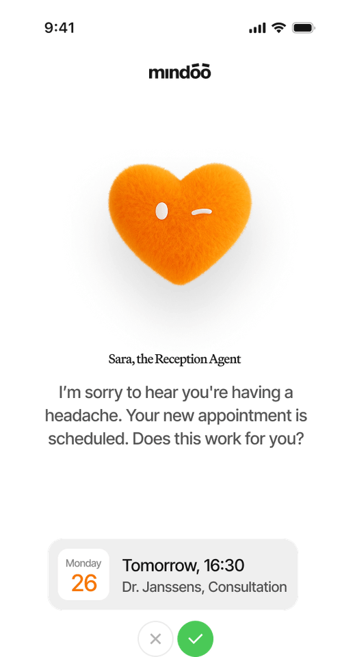 Patient access UI