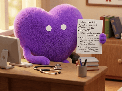 Mindoo character at his desk