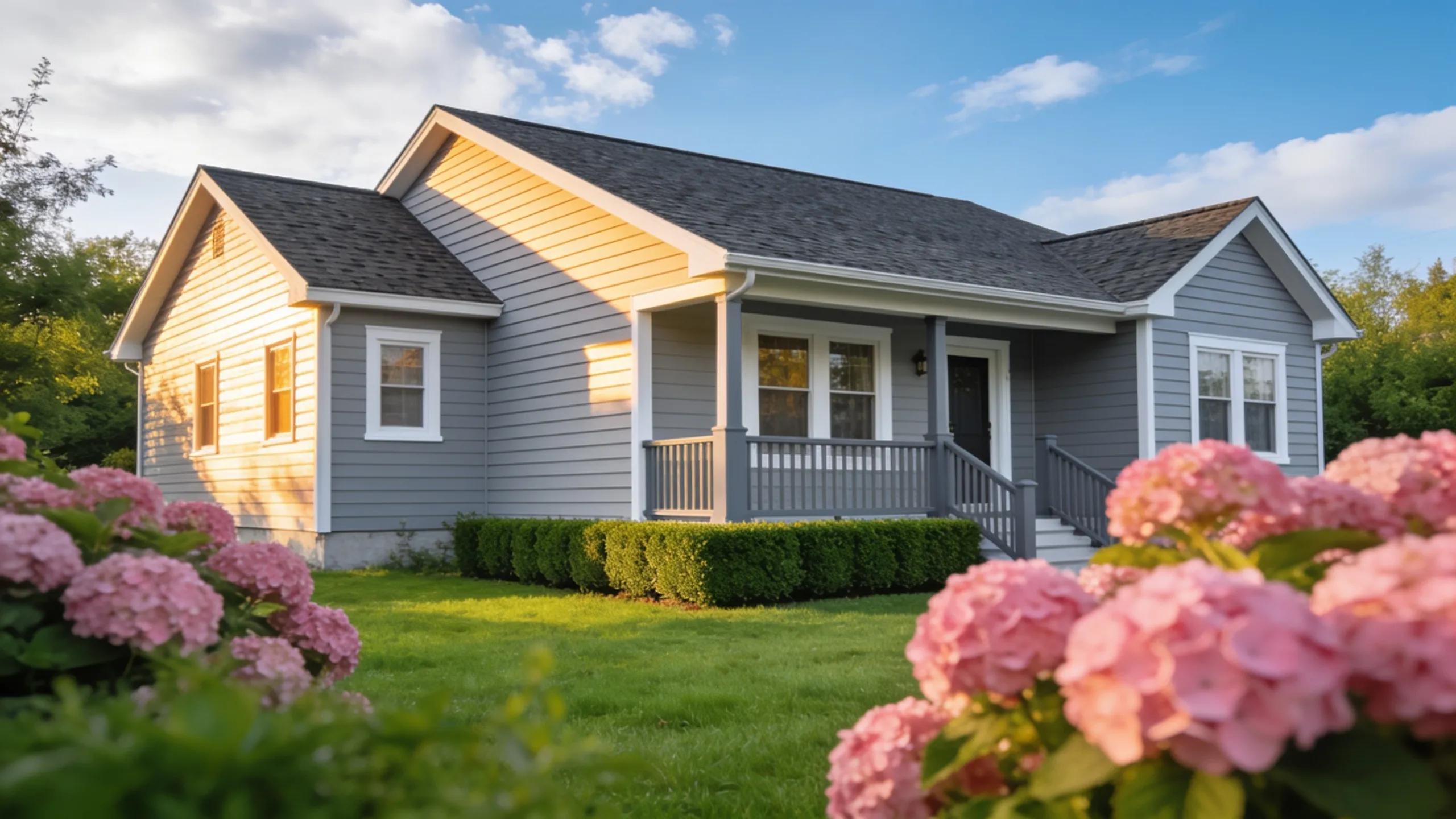 Freshly installed siding on a modern home illustrating beauty and protection