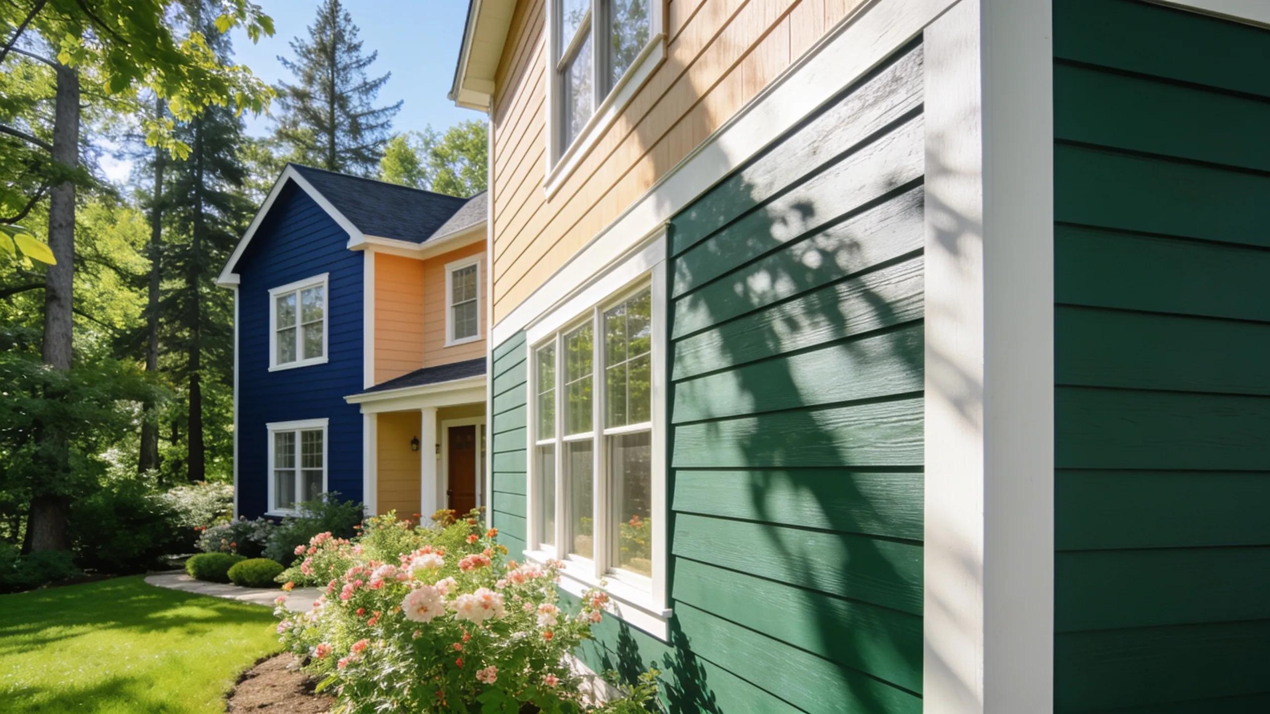 James Hardie siding on a beautiful modern home highlighting durability and style options