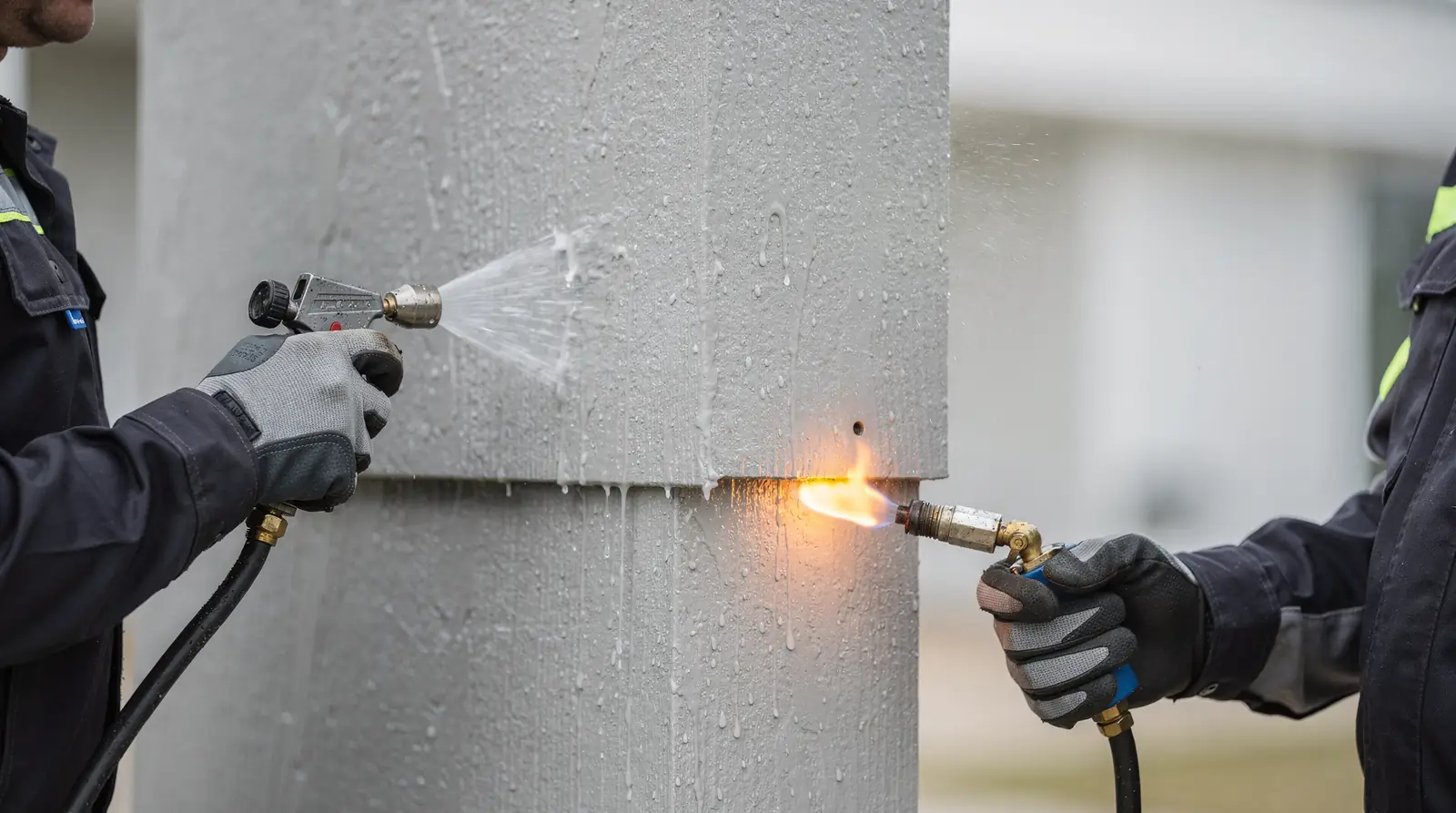 Hardie fiber cement siding will not ignite when exposed to direct flame and will not