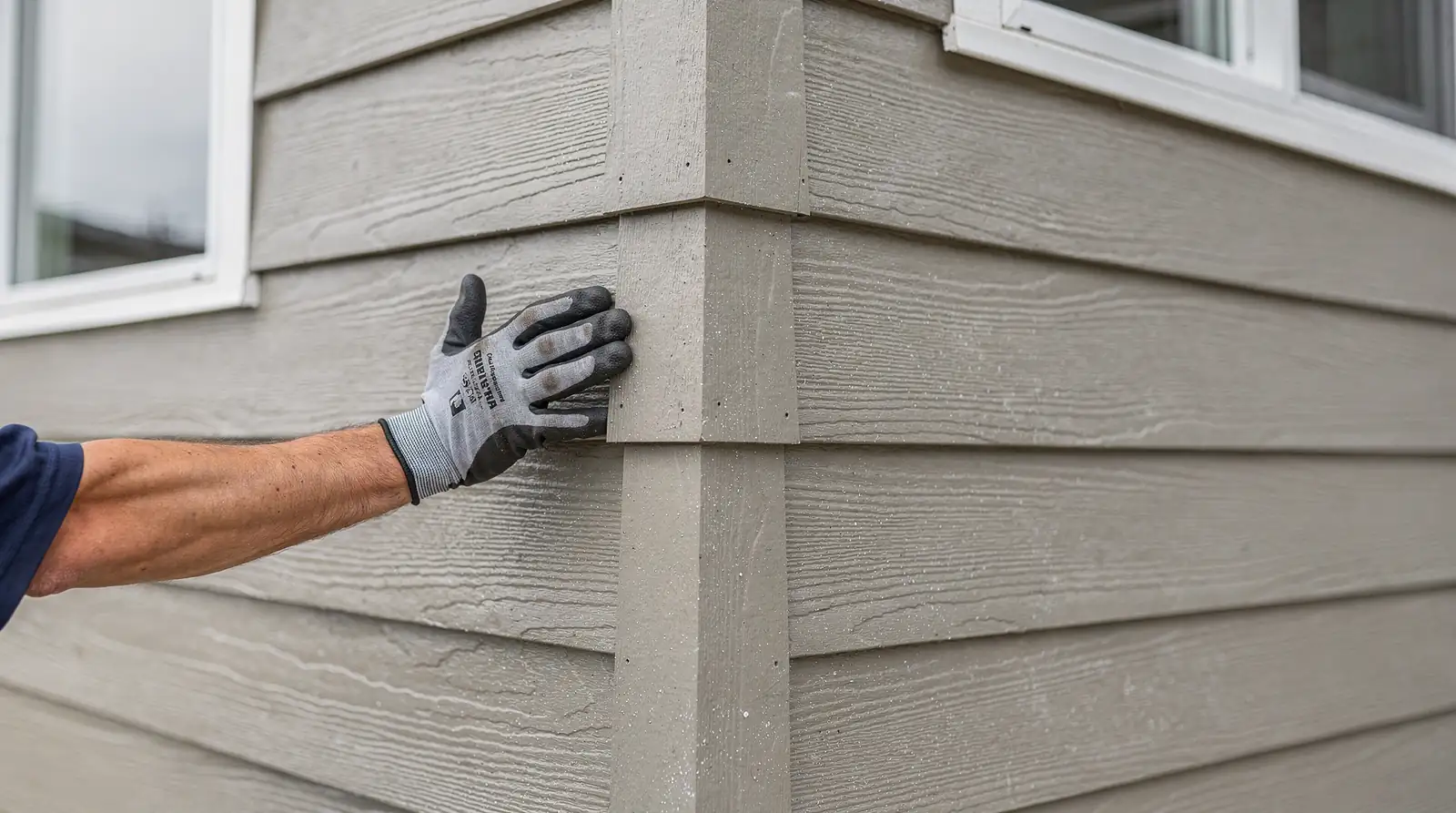James Hardie siding is manufactured from a blend of cement, sand, and cellulose fibers engineered