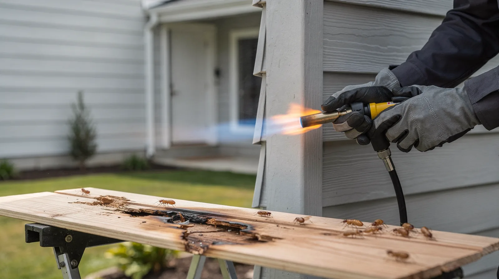 Hardie fiber cement will not ignite when exposed to a direct flame, nor does it