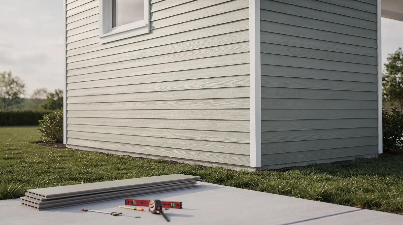 Fire resistance is a key benefit, since fiber cement will not ignite while wood fuels