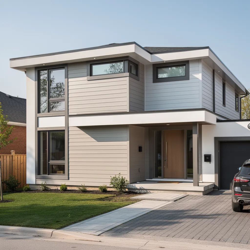 James Hardie fiber cement siding combines cement, sand, and cellulose fibers into a durable renovation