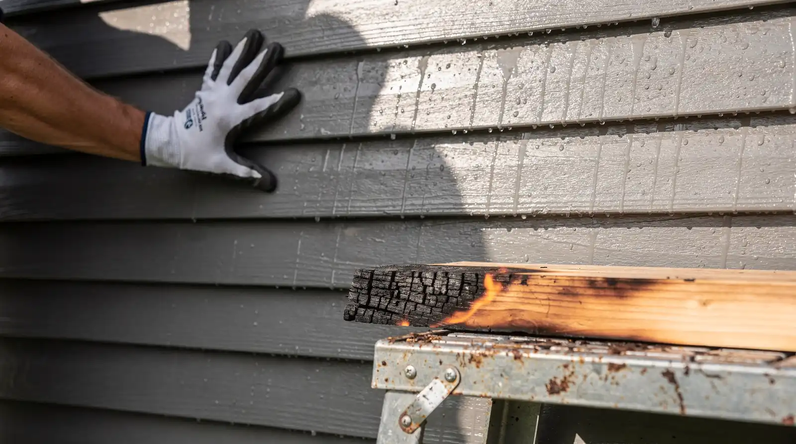 James Hardie fiber cement will not burn and is engineered to resist fire, water, extreme