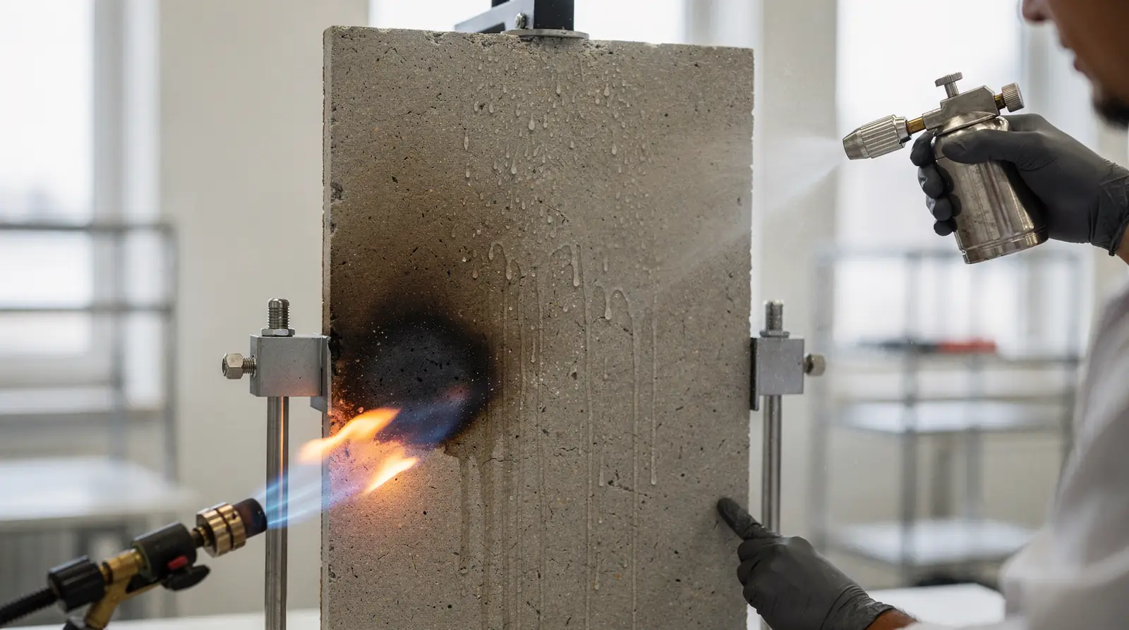 James Hardie fiber cement siding will not ignite when exposed to a direct flame, unlike