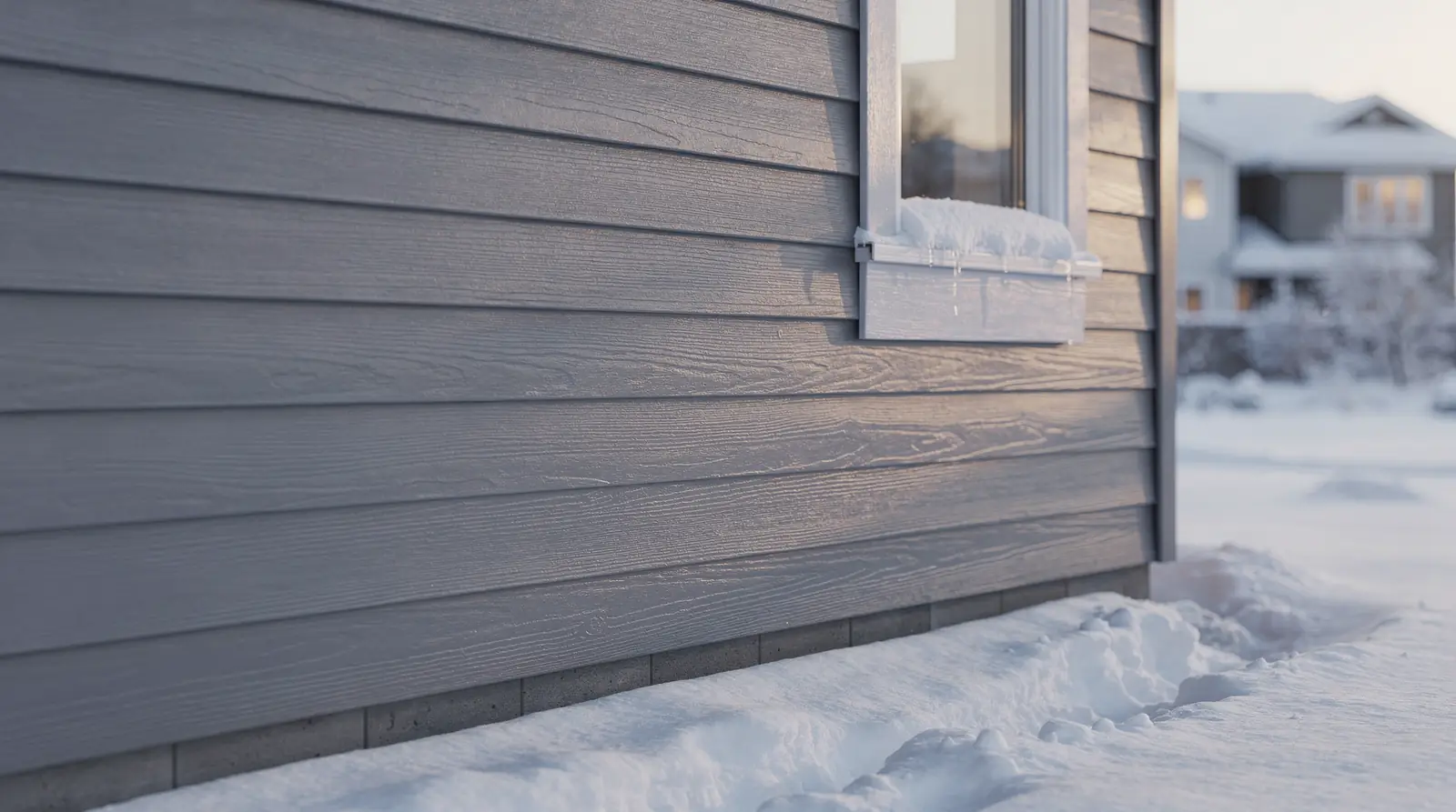 Freezing weather and snowstorms can cause exterior damage to homes that lack durable, purpose-built siding