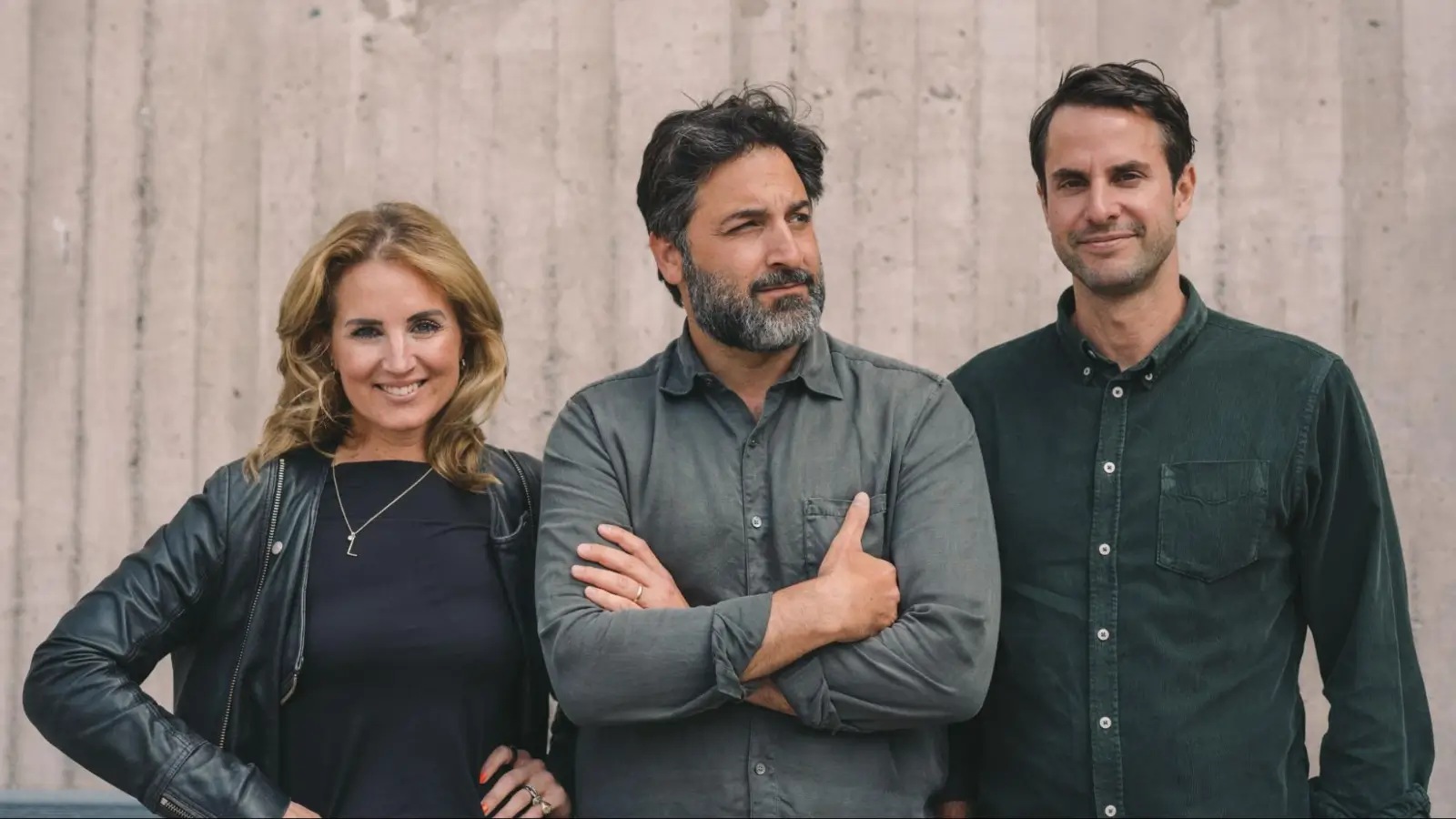 Image of the three people behind the dating app Djungo.