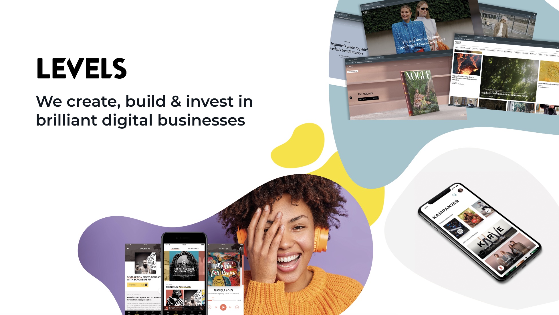 Graphic image representing Levels and its ventures