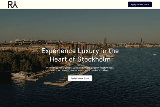 RYC Stockholm website