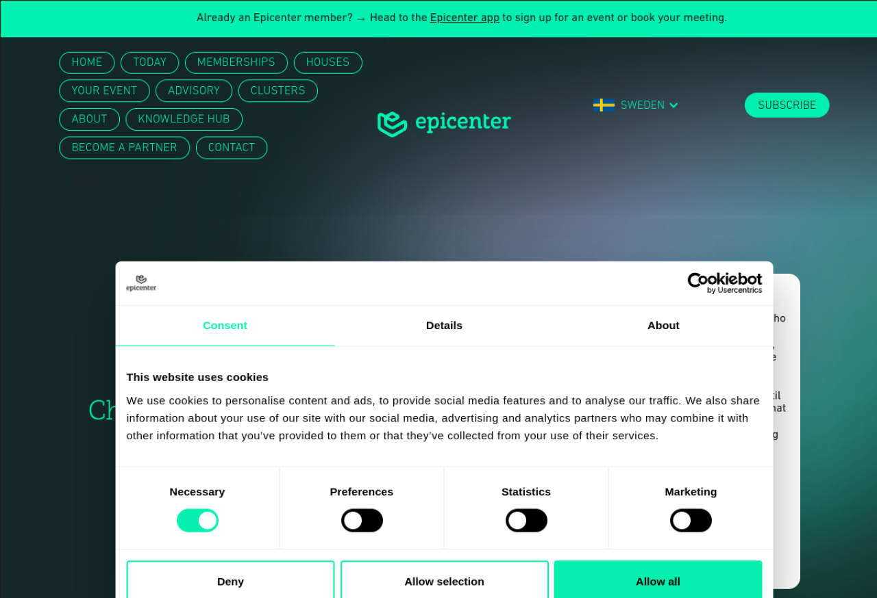 Epicenter website