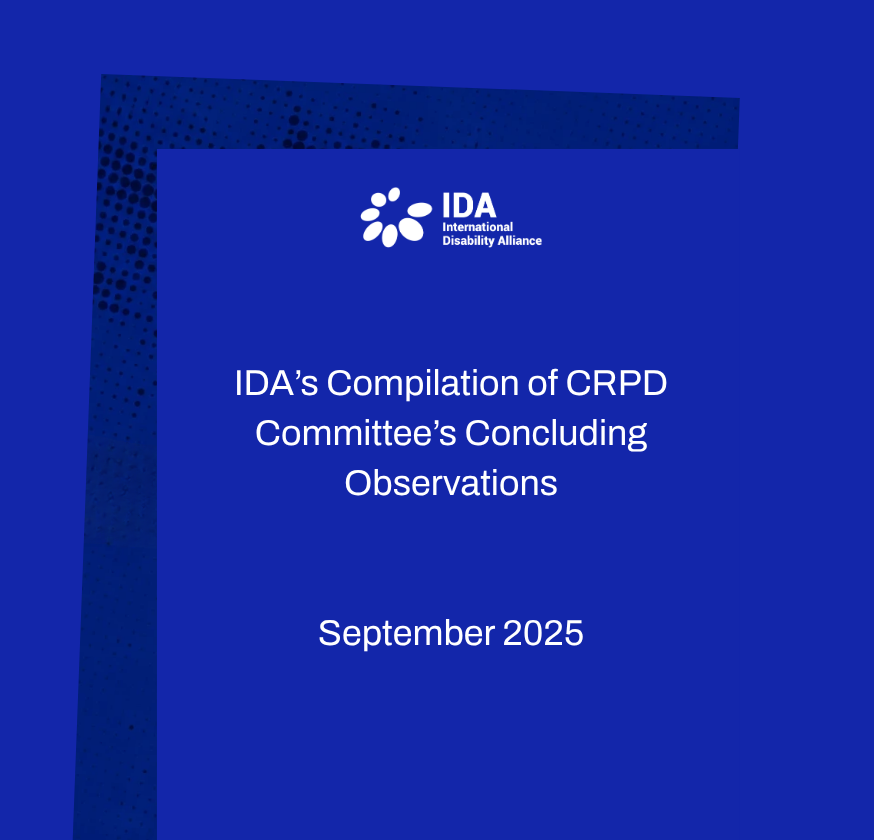 IDA’s Compilation of CRPD Committee’s Concluding Observations September 2025