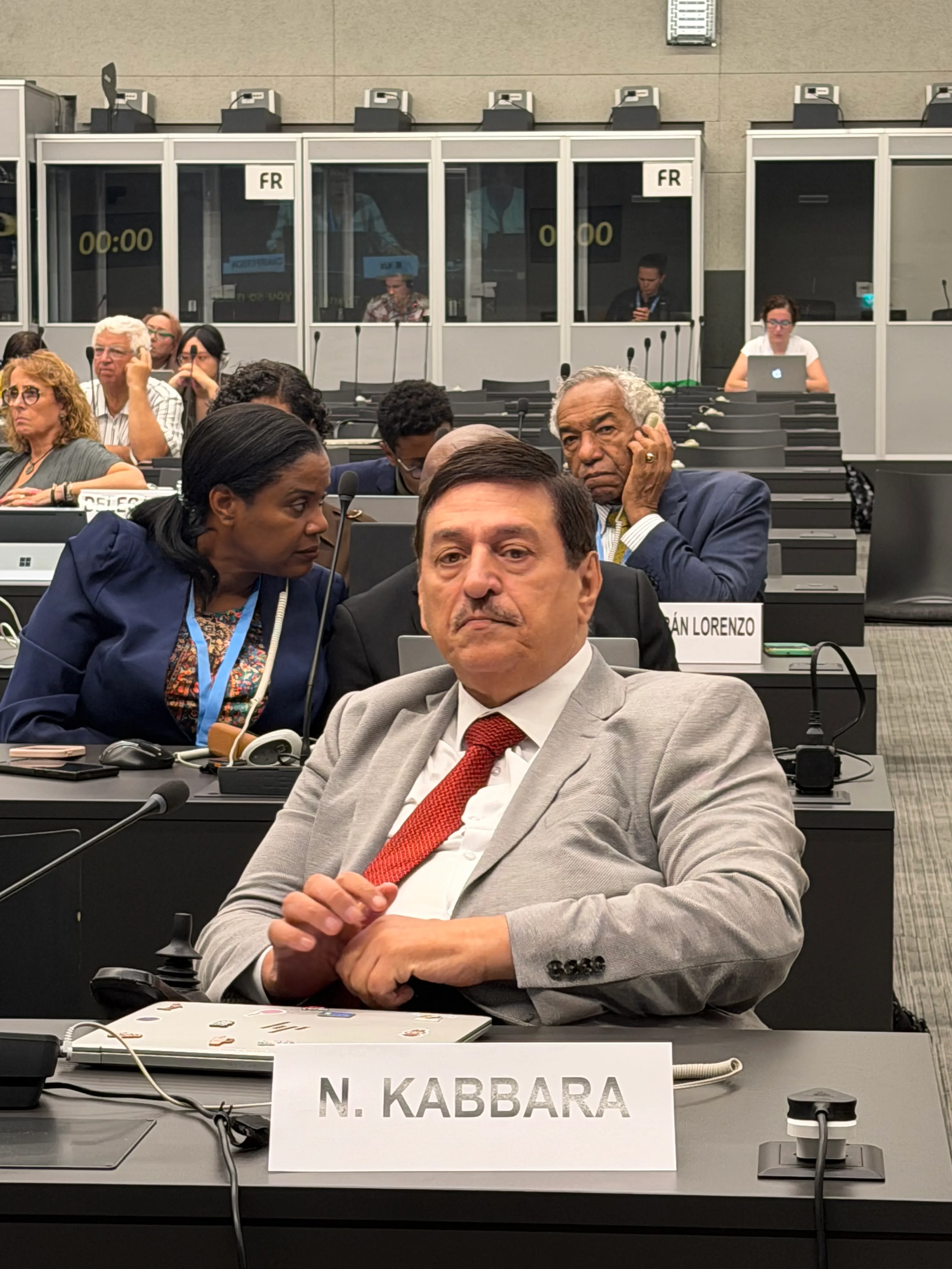 Nawaf Kabbara, IDA's President at the opening of the 35th session