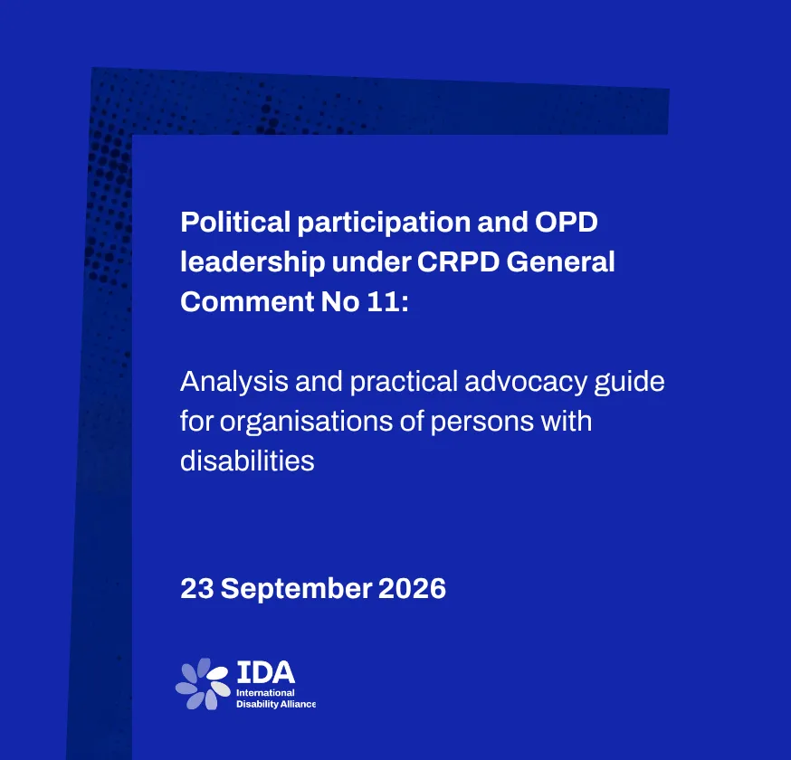 IDA CRPD GC11 Guide
