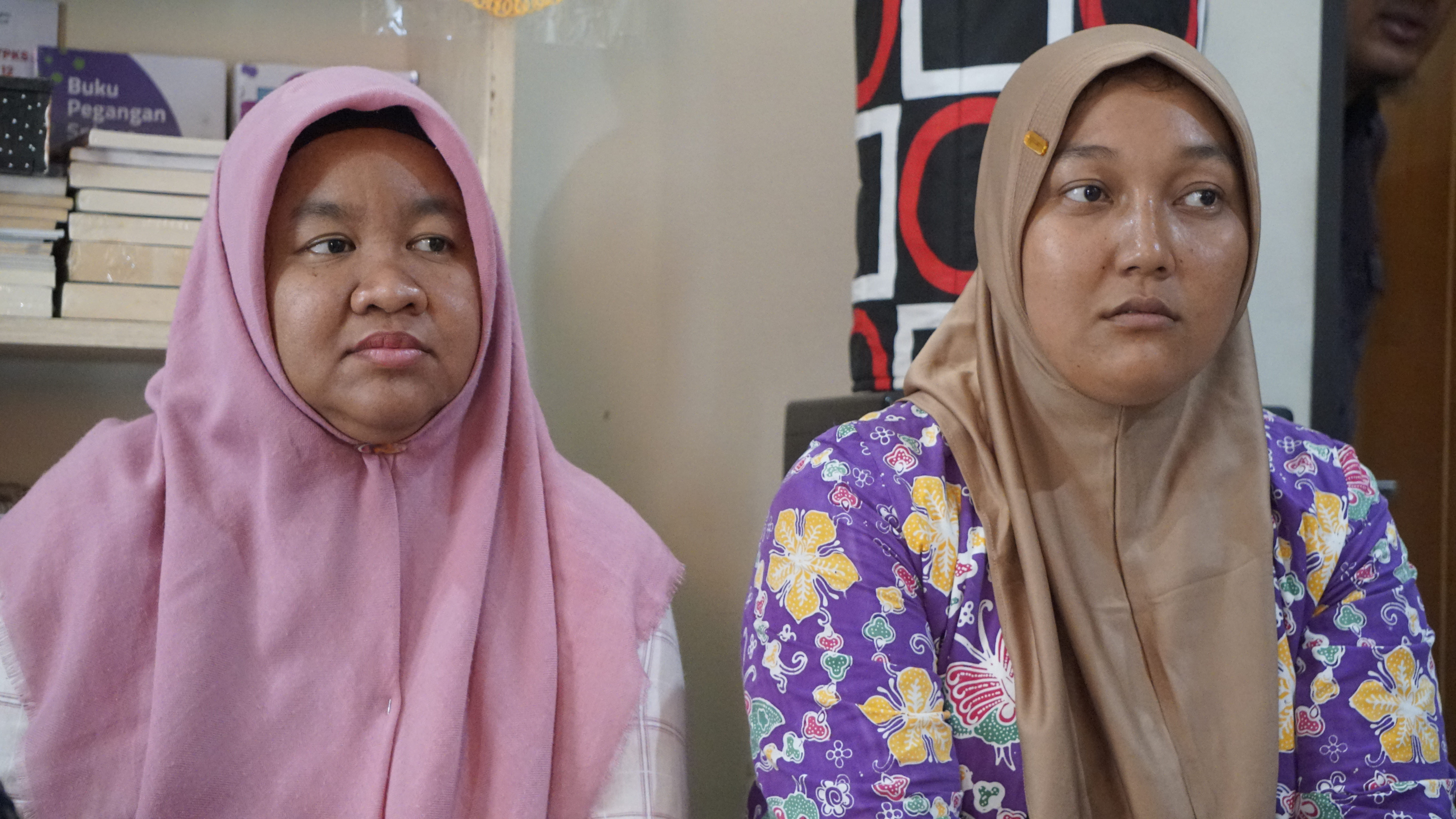 Two indonesian young women
