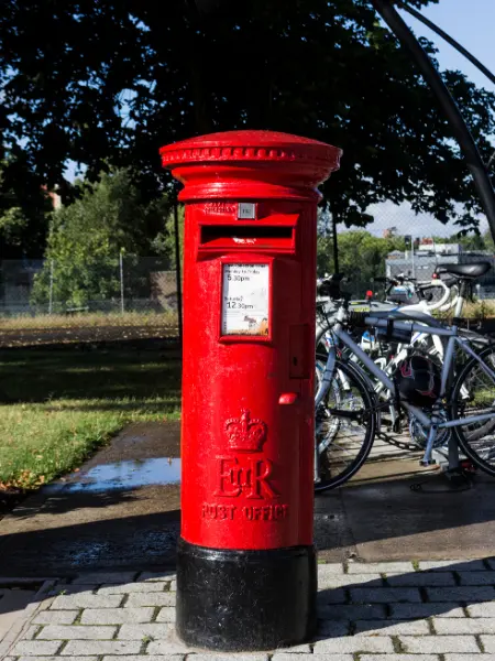 A UK postbox.