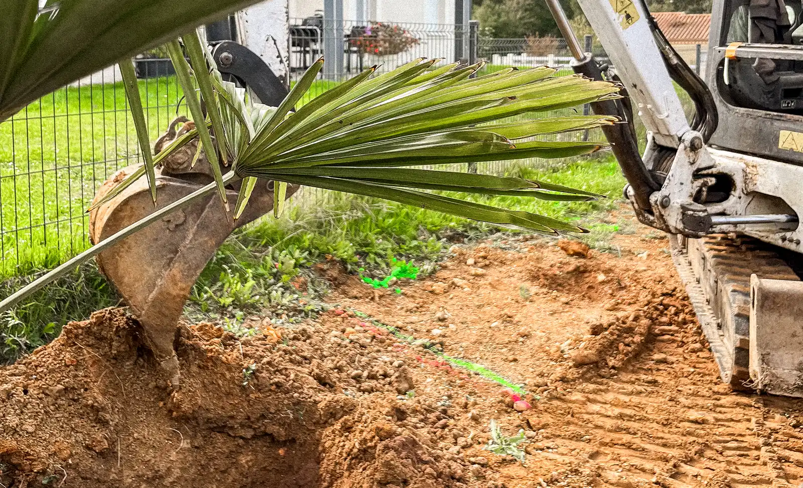 Installation de terre végétale