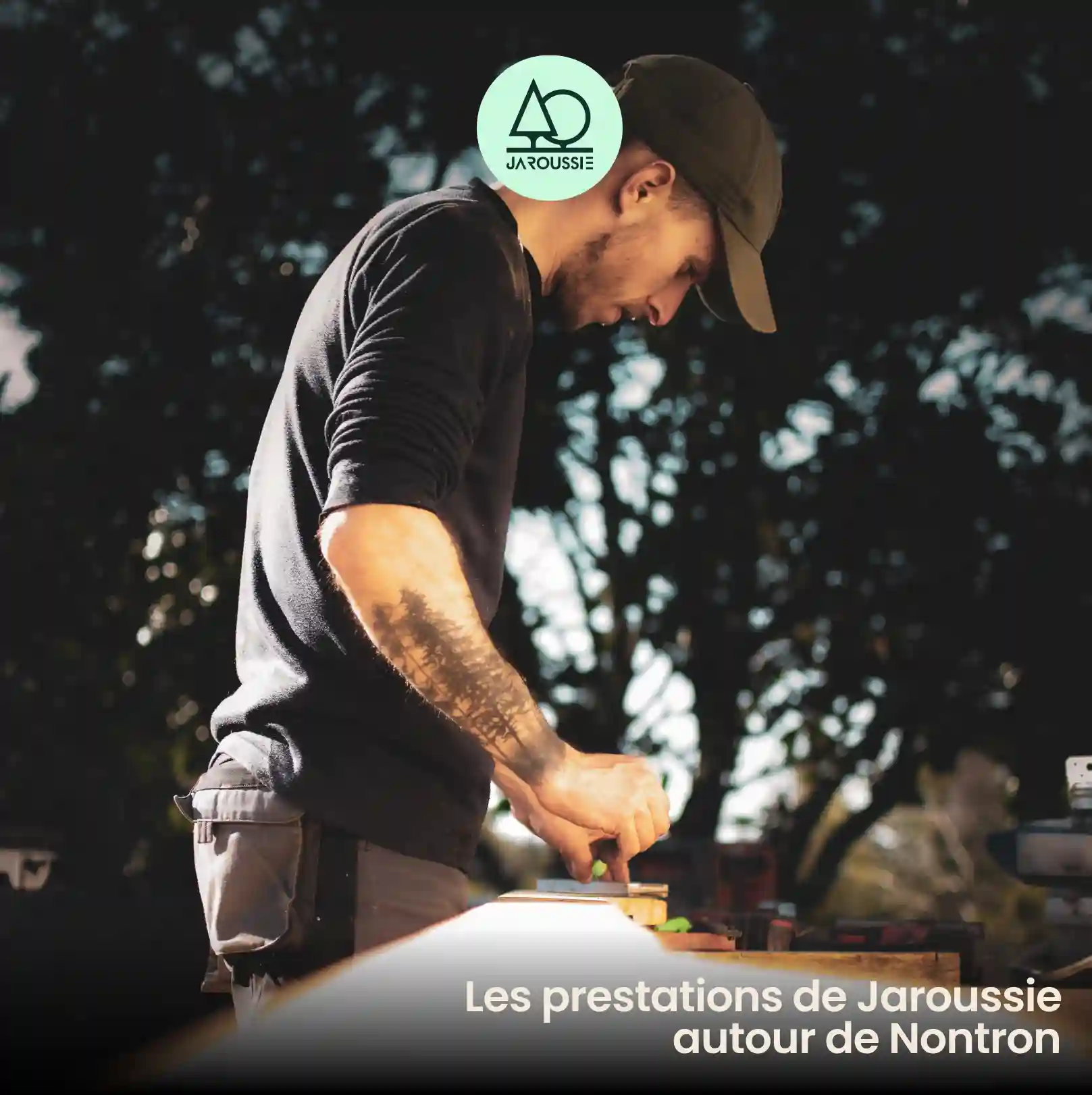 Photographie d'un collaborateur paysagiste de Jaroussie