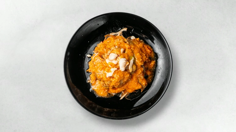 Ein Foto von einem Teller Bang Bang Chicken