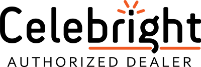 Celebright permanent holiday lighting logo